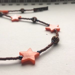 Star beaded necklace